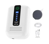 2L Quiet Aquarium Air Pump - USB Power Aquarium Oxygen Pump | Powerful Oxygen Aerator | Fish Tank Air Pumps | Outdoor Hydroponic Fish Tank Pond For Home, Office, Hotels And Other Places