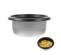 2l Rice Cooker Inner Pot Replacement Aluminium Non Stick Coating for Baking | Silver Finish, Suitable for Steaming, Cake Batter and Kitchen Cooking, Replacement Accessory for Hotel Kitchens and Students