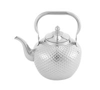 2L Stainless Steel Stove Top Teapot, Induction Cooker Stove Tea Pot, Teakettle with Tea Filter and Anti-Scald Handle, Hammer-Shaped Process