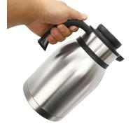 2L Thermal Coffee Carafe Double Walled Vacuum Jug, Stainless Steel Insulated Tea & Coffee Pot for Hot and Cold Drinks, Thermal Jug Flask Leak Proof Coffee Dispenser, Durable and Portable Silver