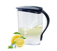 2L Water Jug with Lids Plastic Water Jug for Fridge Door Jug for Drinks Pitcher with Precise Scale Line Heat Resistant for Cold or Hot Beverage Water Jug with Lids