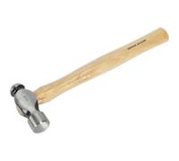 2lb Ball Pein Pin Hammer - Hickory Wooden Shaft - Drop Forged Steel Head Loops Metallics One Size