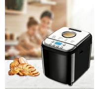 2lb Bread Maker Machine, 19 Program Menus and Delay Time Function, Programmable Stainless Steel Bread Machine for Gluten-Free, Sourdough, Pizza Dough