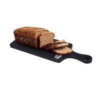 2LB Depot Wooden Chopping Board Black with Cork Coating and Ergonomic Handle - Versatile Chopping Board for the Kitchen | Multifunctional Board with Practical Design - 40 x 14 x 1.5 cm