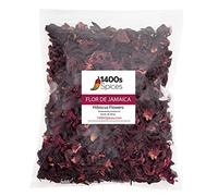 2lb Dried Hibiscus Flowers Bulk perfect for Tea and Mexican Agua Fresca, Flor de Jamaica, Whole Flowers and Petals by 1400s Spices