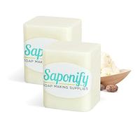 2LB Shea Butter Melt and Pour Soap Base | Make Your Own Gentle Detergent-Free Glycerine Soaps with Professional Grade Base by Saponify