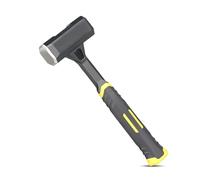 2lb Sledge Hammer - Heavy Duty Forged Forged One Piece Steel Construction with Fiberglass Handle, Perfect for Demolition, Construction, and Driving Stakes