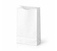 2lb White Kraft Paper Bags- Pack of 100ct