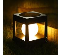 2LEDs Solar Post Light Outdoor Post Caps Lights Solar Fence Post Lamp Pillar Lamps Waterproof for Wooden Posts Patio Camping Dec