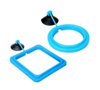 2lots Durability Silicones Feeding Frames Practical Round Floating Food For Various Aquariums Shape Silicones Feeding Rings