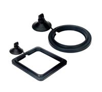 2lots Durability Silicones Feeding Frames Practical Round Floating Food For Various Aquariums Shape Home Aquariums Supply