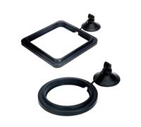 2lots Durability Silicones Feeding Frames Practical Round Floating Food for Various Aquariums Shape