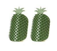 2lots Interactively Cats Scratcher Comb Pineapples Corner Scratch For Entertaining And Relaxing Novelty Cats Accessory