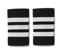 2lots Uniform Shoulder Badge Aviation Uniform Epaulet Flight Attendant Epaulet for Personality Patches Apparels Embellishment Epaulettes