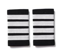 2lots Uniform Shoulder Badge Aviation Uniform Epaulet Flight Attendant Epaulet for Personality Patches Handmade Embroidery Projects