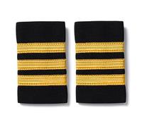 2lots Uniform Shoulder Badge Aviation Uniform Epaulet Flight Attendant Epaulet for Personality Patches Apparels Embellishment Epaulettes