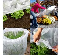 (2m, 10m) Elixir Gardens Frost Garden Fleece Plant Protection | Cold Wind Blanket Cover | 1.5m-8m Widths