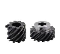 2M 10T 12T 15T 45 Degree Right Hand Helical Gear 45# Steel Staggered Gear Keyway Bore 10/12/14/15/17/19mm 1Pcs(19mm (keyway 6mm),12 Teeth)