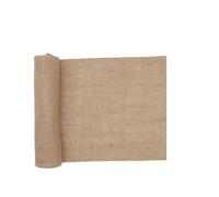 2M 12cm-35cm Natural Burlap Jute Ribbon Fabric Roll Wedding Rustic Gift Wrap Presents Table Home Decor for Art,Craft(20cm)