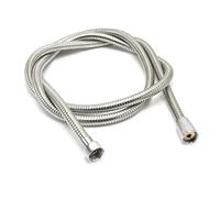 2m/2.5m/3m Optional Thicken Shower Hose 304 Stainless Steel General Soft Water Pipe Shower Pipe Bathroom Accessories(Light Brushed Nickel,2m)