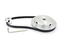 2M/2GT 20Teeth 100Teeth Synchronous Timing Pulley Kit, bore 5mm-25mm, 20T:100T 1:5 Speed Ratio for 330-2GT Belt Width 6/9mm(Width 9mm,20T(8mm) 100T(12mm))