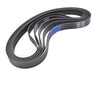 2M 2GT Timing Belt Lp=330 332 334 336 338 340 342 344 346 358 360 362 364 366 368 Width 6/9mm Rubber(332-2GT-(166 Teeth),2PCS_9MM)