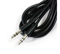 2m 3.5mm Slim Micro Jack Headphone Cable Plug to Plug Male AUX Auxiliary Lead