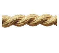 2m 3m 5m 10m 2 Core Vintage Twisted Cable Retro Cloth Covered Lamp Cord Flex Electrical Wire(T03,5m)