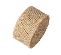 2m/5m Natural Vintage Jute Ribbon Bow Crafts Sewing DIY Wedding Burlap Fabric Wrapping Party Home Decor(Width 3cm,2m Length)