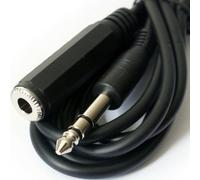 2m 6.35mm ¼” Stereo Plug to Jack Socket Extension Cable - Guitar Headphone Lead - Loops