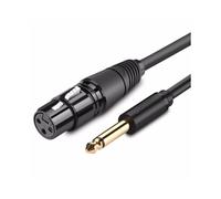 (2M) 6.35mm Jack to XLR Audio Cable Male to Female Professional Audio Cable for Microphones Speakers Sound Consoles Amplifier