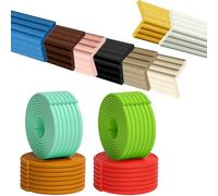 2m/6.56ft, 10m/32.8ft, 20m/65.61ft, Extra Thick Furniture Table Edge Protectors Foam, Proof Corner Guards, W Shape, For Home, Playgrounds And Kindergartens(Black,5m/16.4ft)