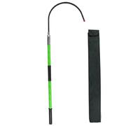 2m/6.6ft HV Insulated Rescue Hook, Segmented Fiberglass Pole, Removable Hook + Storage Bag, Anti-slip Handle for Substation/fire Protection/construction(Green,0.4-10kv-1m/3.3ft)