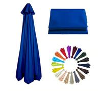 2m/6.6Ft Umbrella Replacement Canopy | Replacement Parasol Cover for 6 Arms| Umbrella Replacement Top | Breathable | Washable | for Garden, Market, Backyard, Beach, Patio(Sapphire Blue)