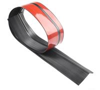 2m*6cm Stair Edge Protector, Anti Slip Stair Nosing L-Shaped Angle Step Edge Trim for Stairs(Black-2M)