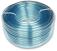 (2m) 8mm x 11mm Clear Flexible PVC Pipe/tubing for Water,air Gas Fuel & Drinking Water,aqauriums,Ponds,Pools