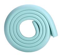 2M Baby Bumper Strip, Baby Proofing Corner Protector Kids Baby Safety Rubber Bumper Strip Impact Absorbent Table Corner Guard Protector for Table, Fireplace, Countertop