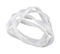 2m Bathroom Glass Door Seal Strip Waterproof Silicone Rubber Gap Filler for Sliding or Shower Door, Transparent Weatherproof Draft Excluder 6mm 8mm 10mm 12mm Width Options(12mm)