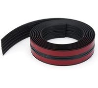2M Black Flexible Edging Trim for Tile Floor Bathroom Door Frame Countertops,Self Adhesive Inside Outside Corner Transition Strip,Caulk Molding Tape,Furniture Protector Guards,60mm(30mm+30mm