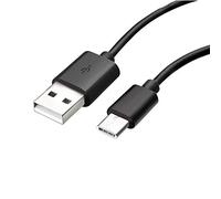 2M Black USB C Cable Type C Fast Charger Charging Data Transfer Compatible For Huawei P Smart Z, Samsung Galaxy A20e, A50, A70, Google Pixel 2 3 3a,OnePlus 7 Pro,Xperia L3,Moto G7 Power (2M, Black)