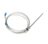 2m Cable 50-200mm Probe 900 Degree K Type J PT100 Ungrounded Thermocouple Temperature Sensor 1Pcs(K 1mm,200mm)