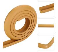 2M Child Safety Bumper Strips, Pink Rubber Table Corner Protectors L Shape Suitable for Wood Glass Tile Metal and Plastic (Wood)