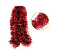 2m Christmas Chunky Tinsel - Red