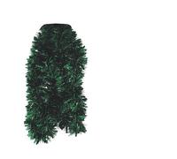2m Christmas Chunky Tinsel - Dark Green