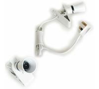 Loops 2m Clip-on Spot Light Bulb Lamp Holder - Mains Cable - 60W 5A - B22 Bayonet Loops Multicolor
