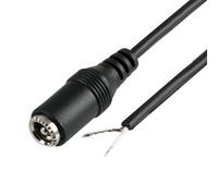 2M Dc Power Cable Lead 5.5mm X 2.5mm Female Socket To Bare Ends Cctv Camera Dvr