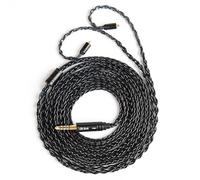 2M Extra Long MMCX IEM Cable, in Ear Monitor Replacement Earbuds Earphone Cable, KBEAR ST12 Plus 8 Core 4N OFC Silver-Plated HiFi Headphone Wire for TIN Audio T2 T3 Earphones (Dark, MMCX 4.4MM)