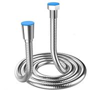 2m Extra Long Shower Hose, Leak-Proof Flexible Design, High Pressure Resistant with Heavy-Duty Stainless Steel and Brass Fittings, Universal Bath, Shower Replacement (Anti-Kink, Easy Installation)