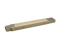 (2m) Folding wooden Rule Measure 1m/2m Pocket Ruler Double sided Metric Carpenter
