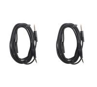 2m Gold-Plated 3.5mm Replacement Cable for Astro A40/A40TR/A10 - High-Fidelity, Noise-Free Audio (2-Pack)